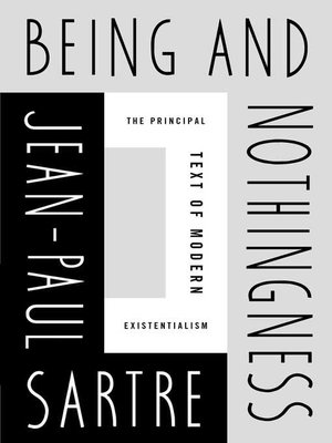 cover image of Being and Nothingness